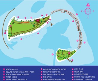 Map of resort