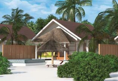 Front exterior photo of resort villa