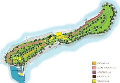 Map of resort