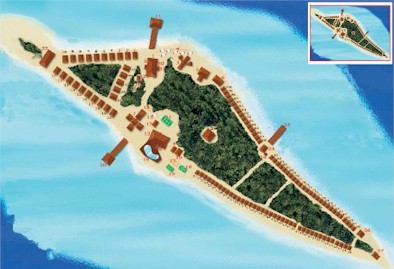 Map of resort
