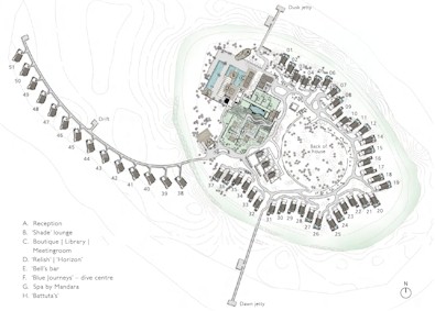 Map of resort