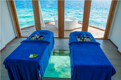 Photo of a resort spa treatment room