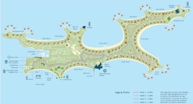 Map of resort