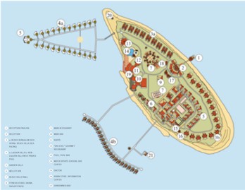 Map of resort