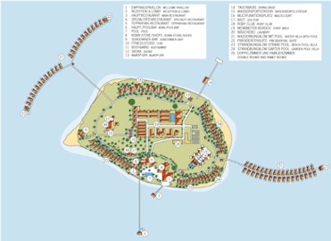 Map of resort