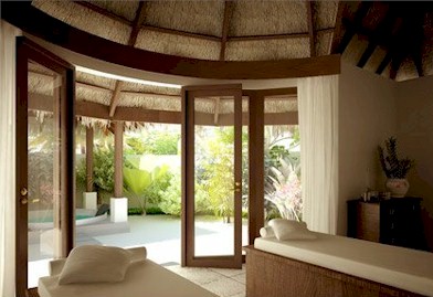 Photo of a resort spa treatment room