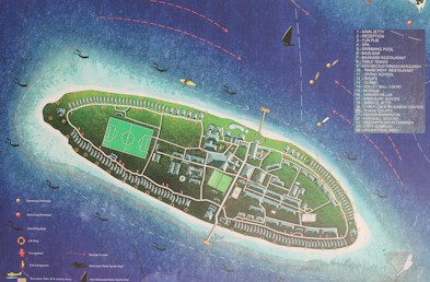 Map of resort
