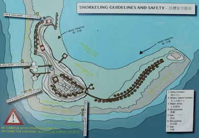 Map of resort
