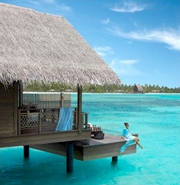 Exterior photo of water villa