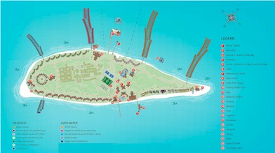Map of resort