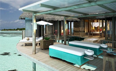 Photo of a resort spa treatment room