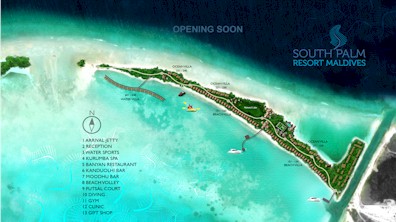 Map of resort