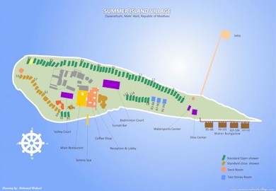 Map of resort