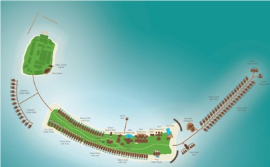 Map of resort