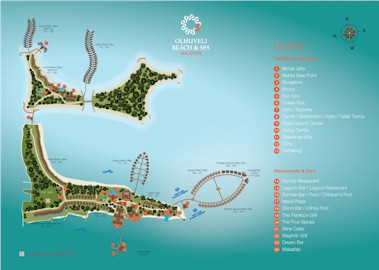 Map of resort