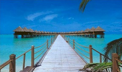 Exterior photo of water villa