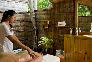 Photo of a resort spa treatment room