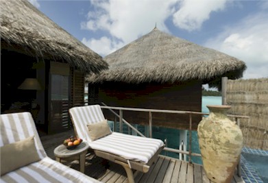 Exterior photo of water villa