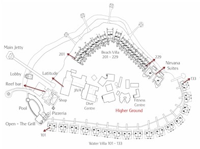Map of resort