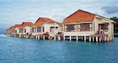 Exterior photo of water villa