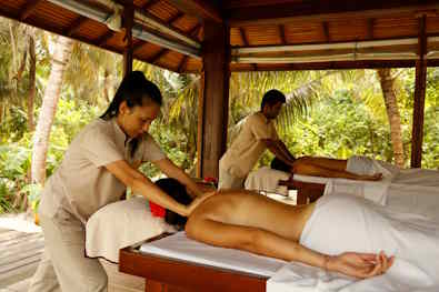 Photo of a resort spa treatment room