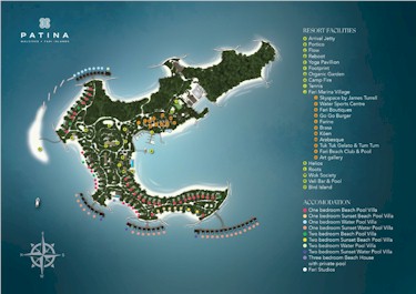 Map of resort
