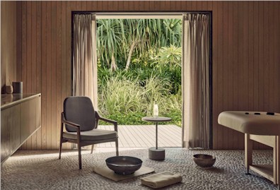 Photo of a resort spa treatment room