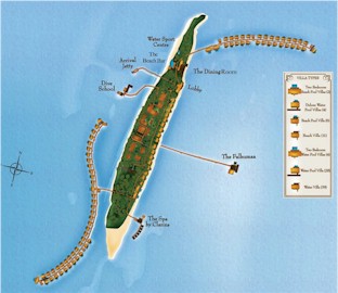 Map of resort