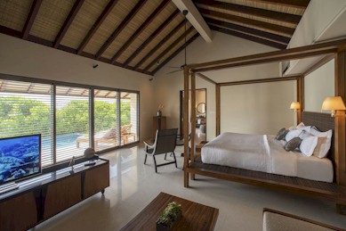 Interior photo of resort villa