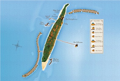 Map of resort