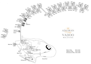 Map of resort