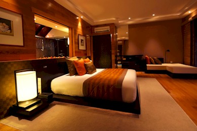 Interior photo of resort villa