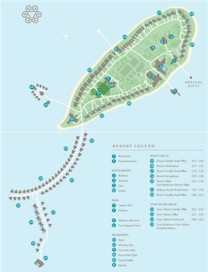 Map of resort