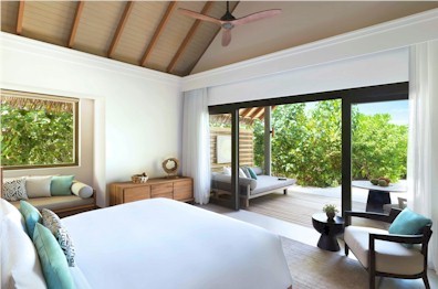 Interior photo of resort villa