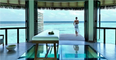 Photo of a resort spa treatment room