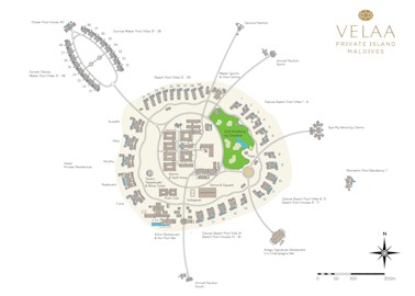 Map of resort