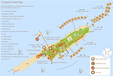 Map of resort