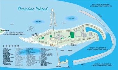 Map of resort