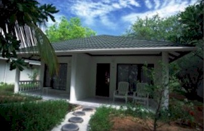 Front exterior photo of resort villa
