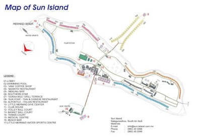 Map of resort