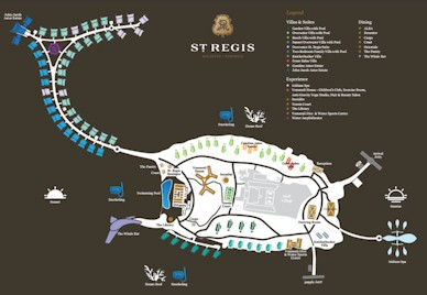 Map of resort
