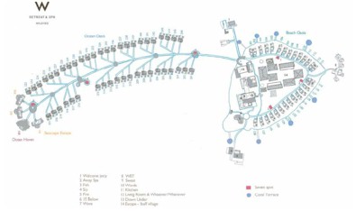 Map of resort