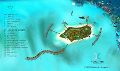 Map of resort